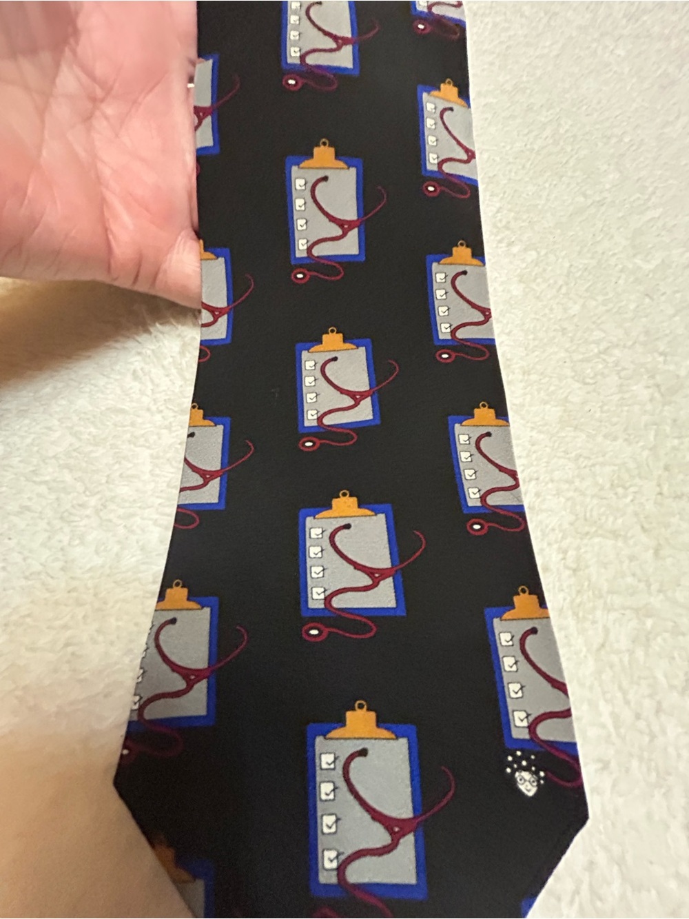 🎁3 for $30 - Clipboard & Stethoscope Necktie